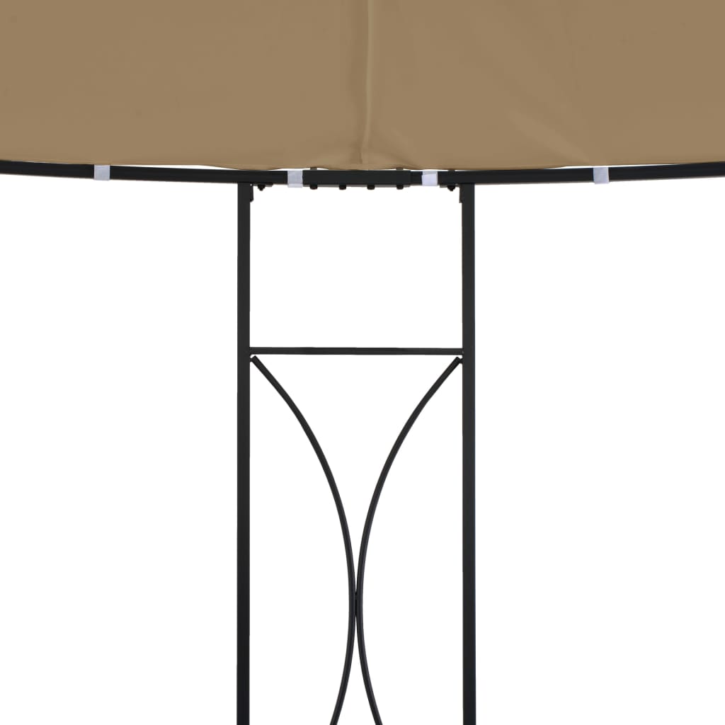 Gazebo 300x290 cm Grigio Talpa Rotondo 315227