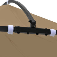 Gazebo 300x290 cm Grigio Talpa Rotondo 315227