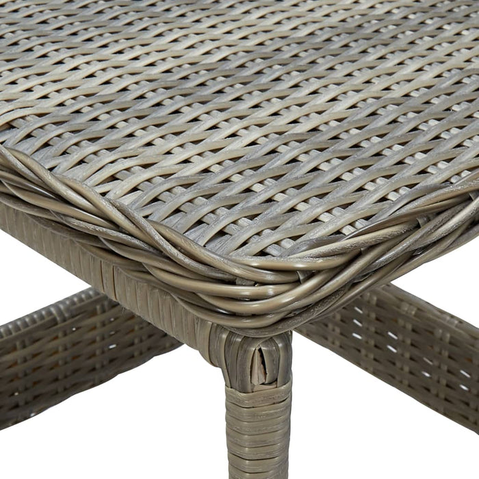 Tavolo da Giardino Marrone 45x45x46,5 cm in Polyrattan 313308