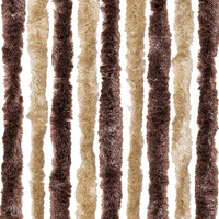 Zanzariera Beige e Marrone Chiaro 90x200cm Ciniglia 315121