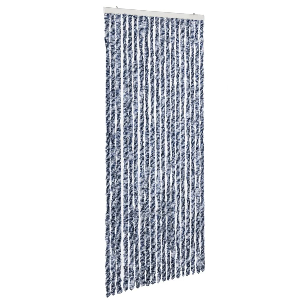 Zanzariera Blu e Bianco 56x200 cm Ciniglia cod mxl 70826