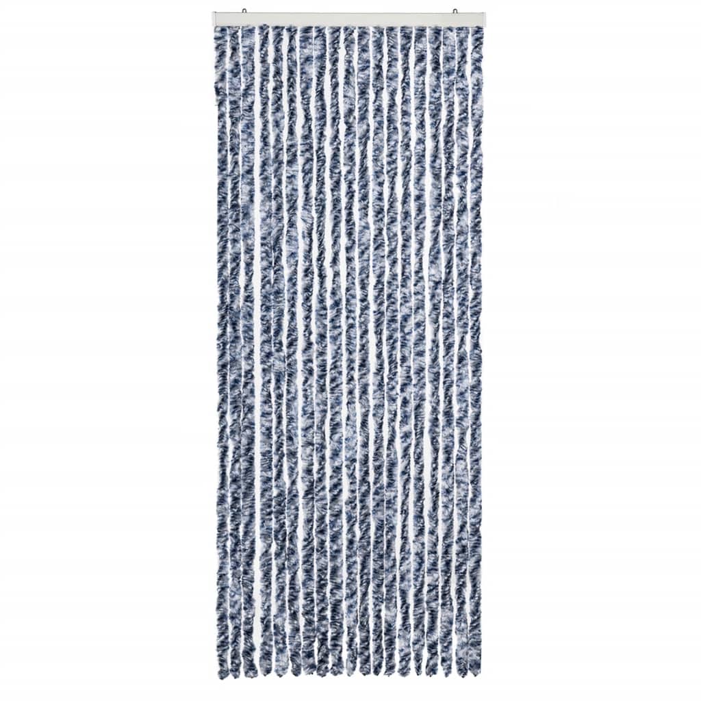 Zanzariera Blu e Bianco 56x200 cm Ciniglia cod mxl 70826