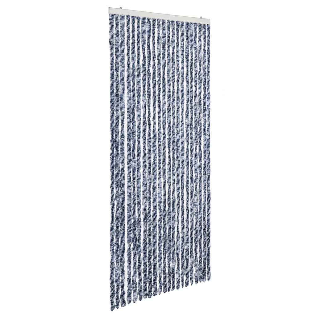 Zanzariera Blu e Bianco 90x200 cm Ciniglia 315127