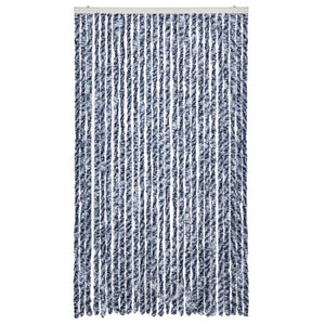 Zanzariera Blu e Bianco 118x220 cm Ciniglia 315128