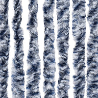 Zanzariera Blu e Bianco 118x220 cm Ciniglia 315128