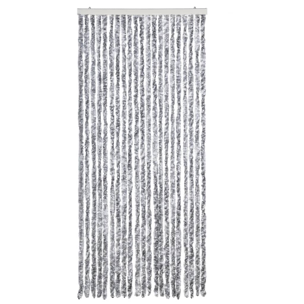 Zanzariera Bianco e Grigio 90x200 cm Ciniglia cod mxl 57940