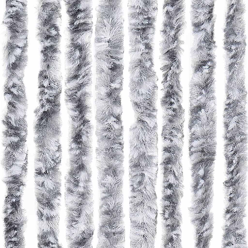 Zanzariera Bianco e Grigio 90x200 cm Ciniglia cod mxl 57940