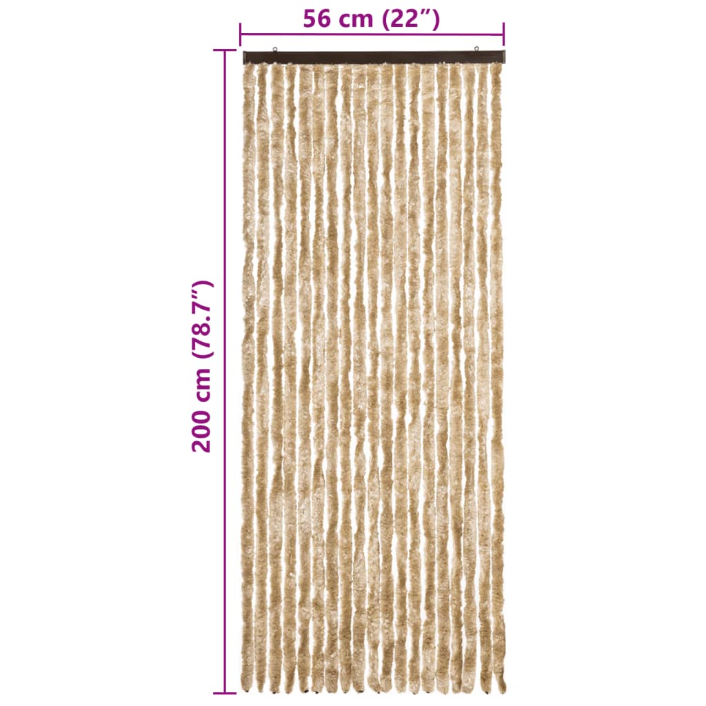 Zanzariera Beige 56x200 cm Ciniglia cod mxl 64003