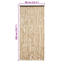 Zanzariera Beige 90x200 cm Ciniglia 315136