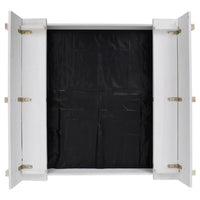 Sabbiera in legno di abete 95 x 90 x 15 cm bianco 02_0005062