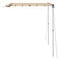 vidaXL Tendalino per Camper e Roulotte 2,4x2x2,15 m Beige