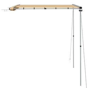 vidaXL Tendalino per Camper e Roulotte 2,4x2x2,15 m Beige