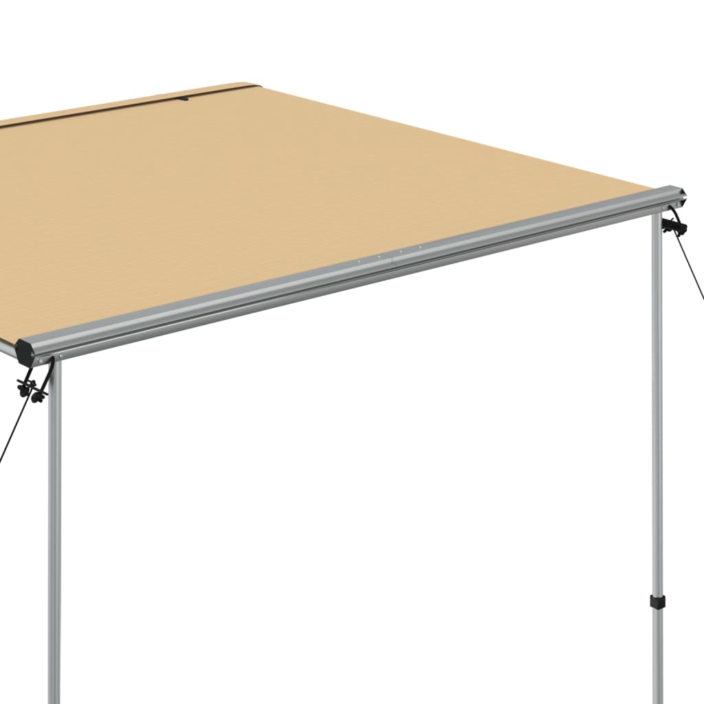 vidaXL Tendalino per Camper e Roulotte 2,4x2x2,15 m Beige