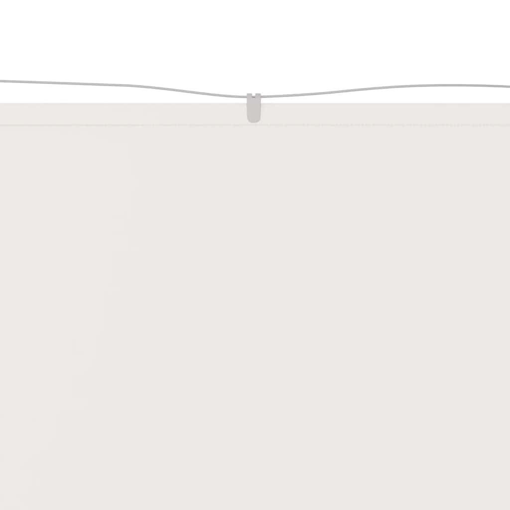 Paravento Verticale Bianco 60x800 cm Tessuto Oxford