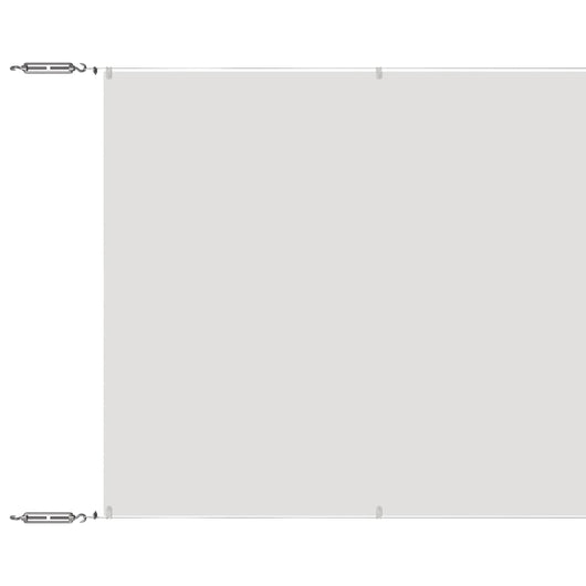 Paravento Verticale Bianco 60x1000 cm Tessuto Oxford 148155