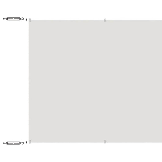 Paravento Verticale Bianco 60x1200 cm Tessuto Oxford