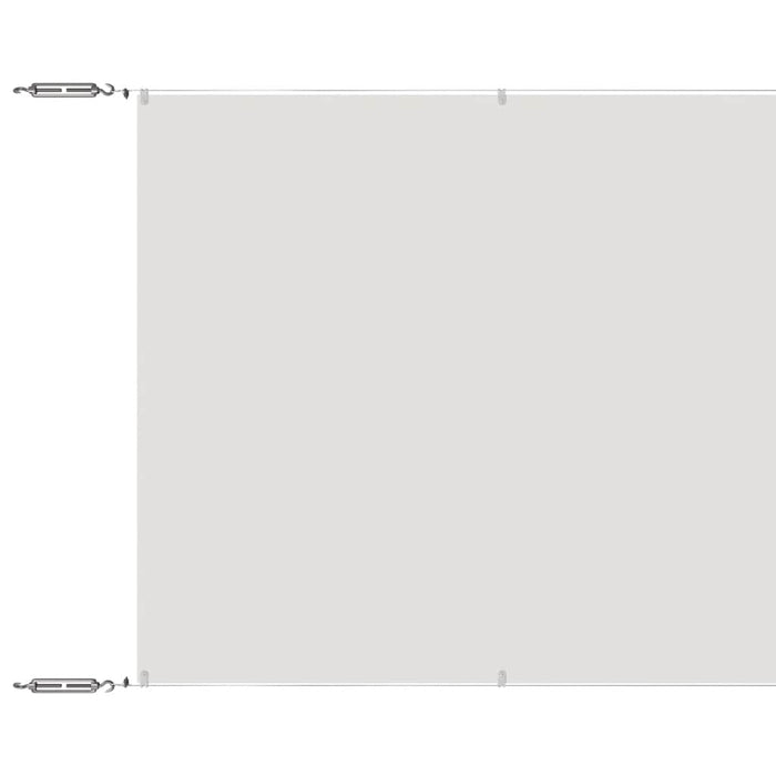 Paravento Verticale Bianco 60x1200 cm Tessuto Oxford