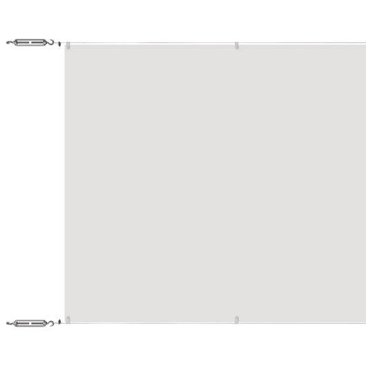 Paravento Verticale Bianco 100x1200 cm Tessuto Oxford 148163