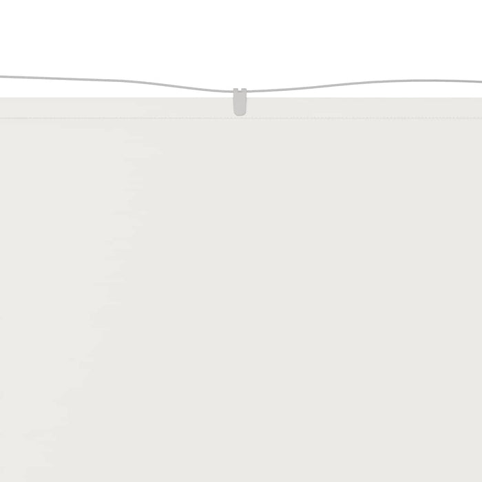 Paravento Verticale Bianco 100x1200 cm Tessuto Oxford 148163