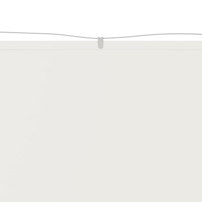 Paravento Verticale Bianco 140x420 cm Tessuto Oxford 148166