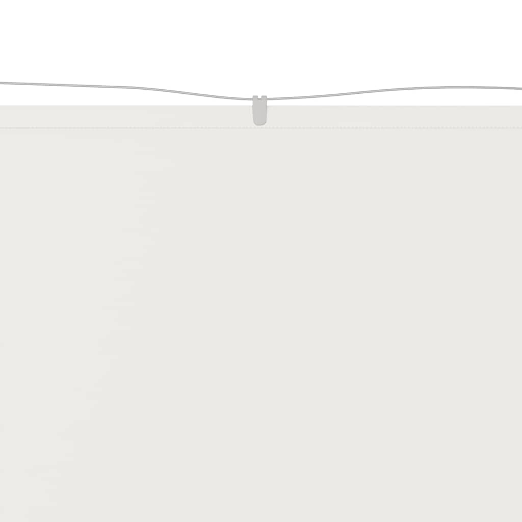 Paravento Verticale Bianco 140x600 cm Tessuto Oxford
