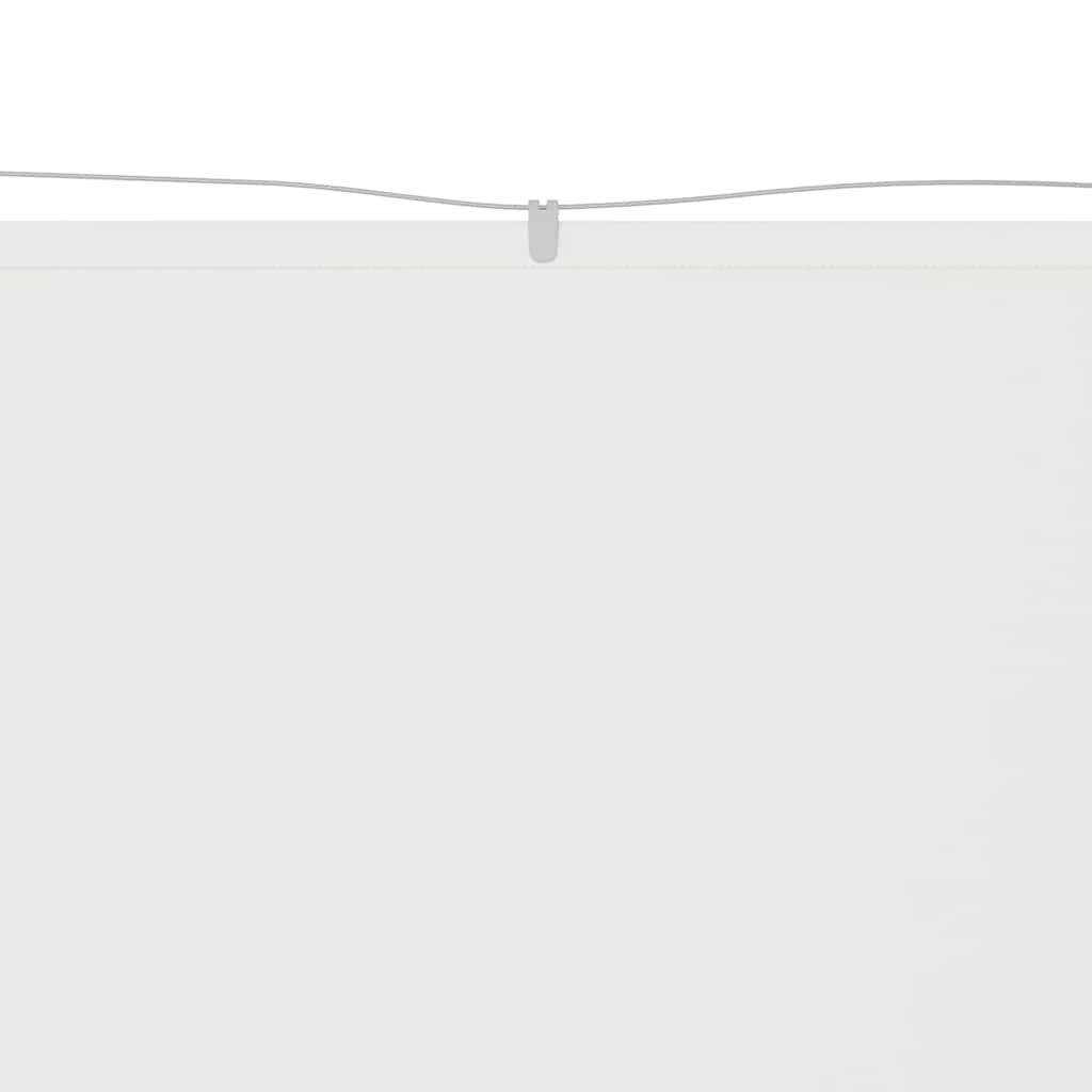Paravento Verticale Bianco 140x1200 cm Tessuto Oxford 148170