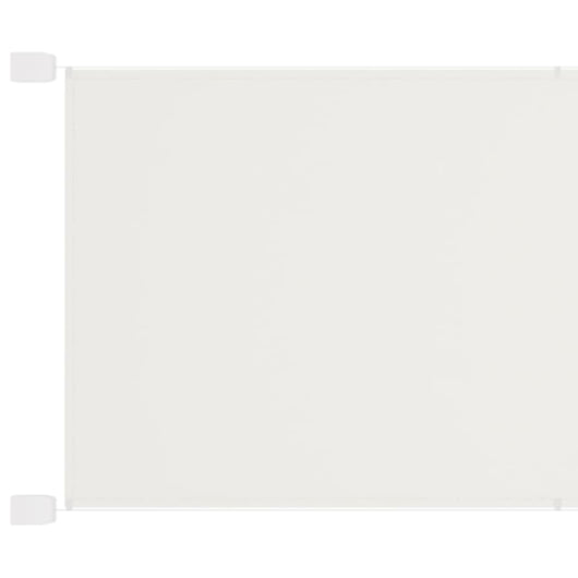Paravento Verticale Bianco 180x800 cm Tessuto Oxford 148175