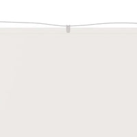 Paravento Verticale Bianco 180x800 cm Tessuto Oxford