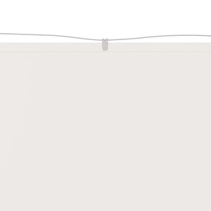 Paravento Verticale Bianco 180x800 cm Tessuto Oxford