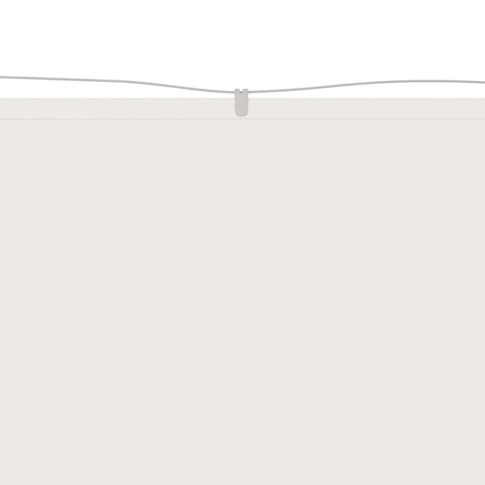 Paravento Verticale Bianco 180x800 cm Tessuto Oxford 148175