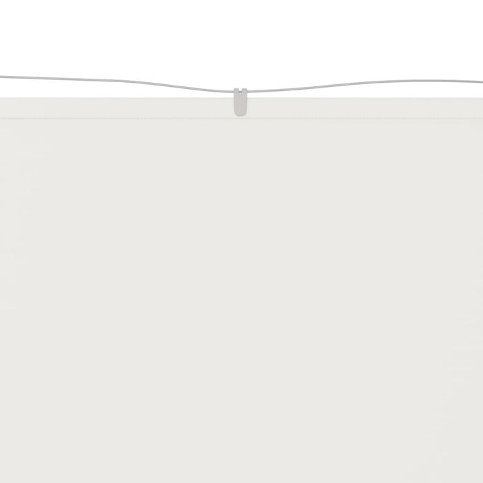 Paravento Verticale Bianco 250x270 cm Tessuto Oxford 148185