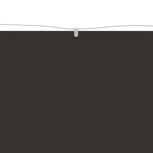 Paravento Verticale Antracite 60x600 cm in Tessuto Oxford