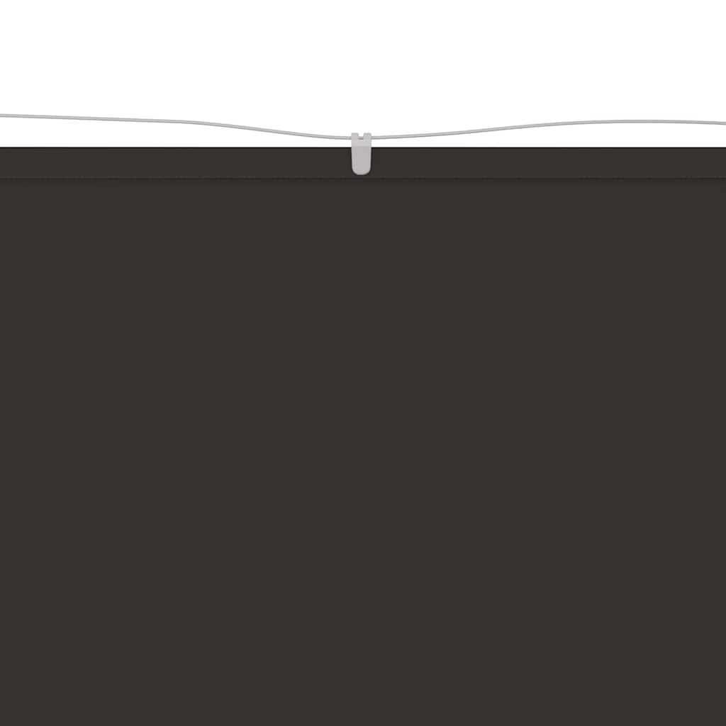 Paravento Verticale Antracite 140x600 cm Tessuto Oxford