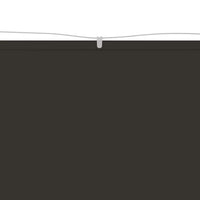 Paravento Verticale Antracite 140x600 cm Tessuto Oxford