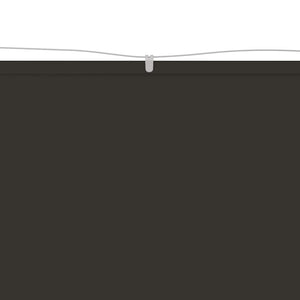 Paravento Verticale Antracite 140x600 cm Tessuto Oxford