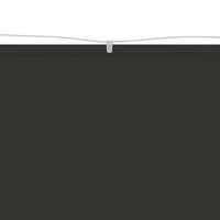 Paravento Verticale Antracite 180x1200 cm Tessuto Oxford 148226