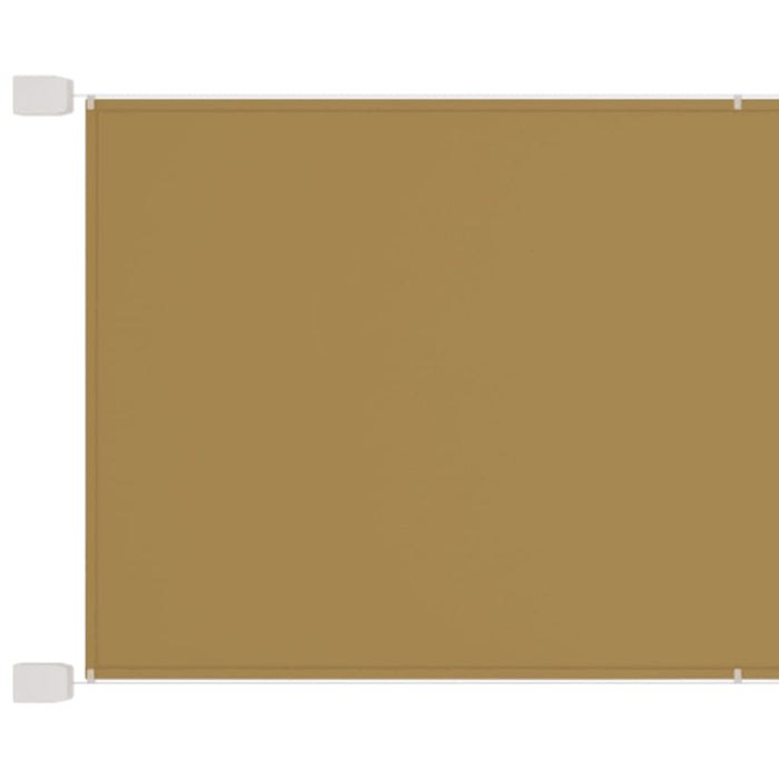 Paravento Verticale Beige 100x800 cm in Tessuto Oxford 148259