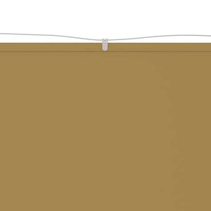 Paravento Verticale Beige 180x800 cm in Tessuto Oxford 148273