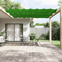 Paravento Verticale Verde Chiaro 100x800 cm in Tessuto Oxford 148308