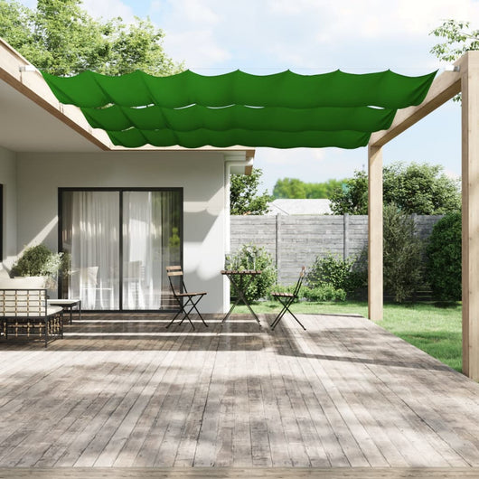 Paravento Verticale Verde Chiaro 140x360 cm in Tessuto Oxford 148312