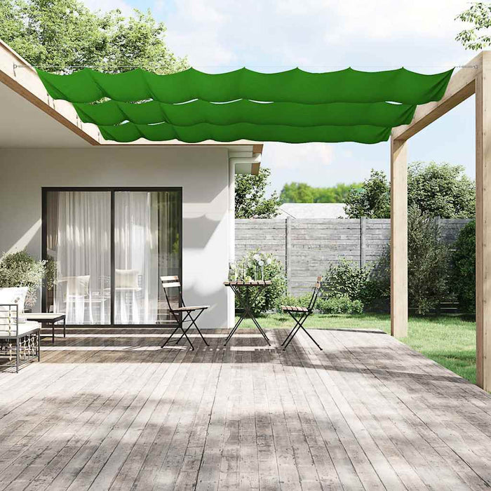 Paravento Verticale Verde Chiaro 140x800 cm in Tessuto Oxford 148315
