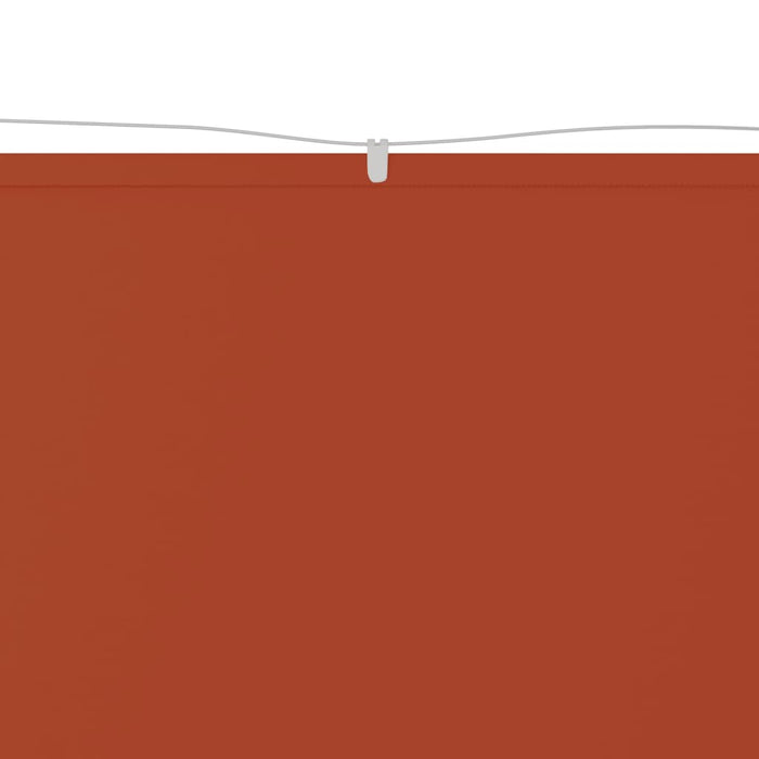 Paravento Verticale Terracotta 140x420 cm in Tessuto Oxford