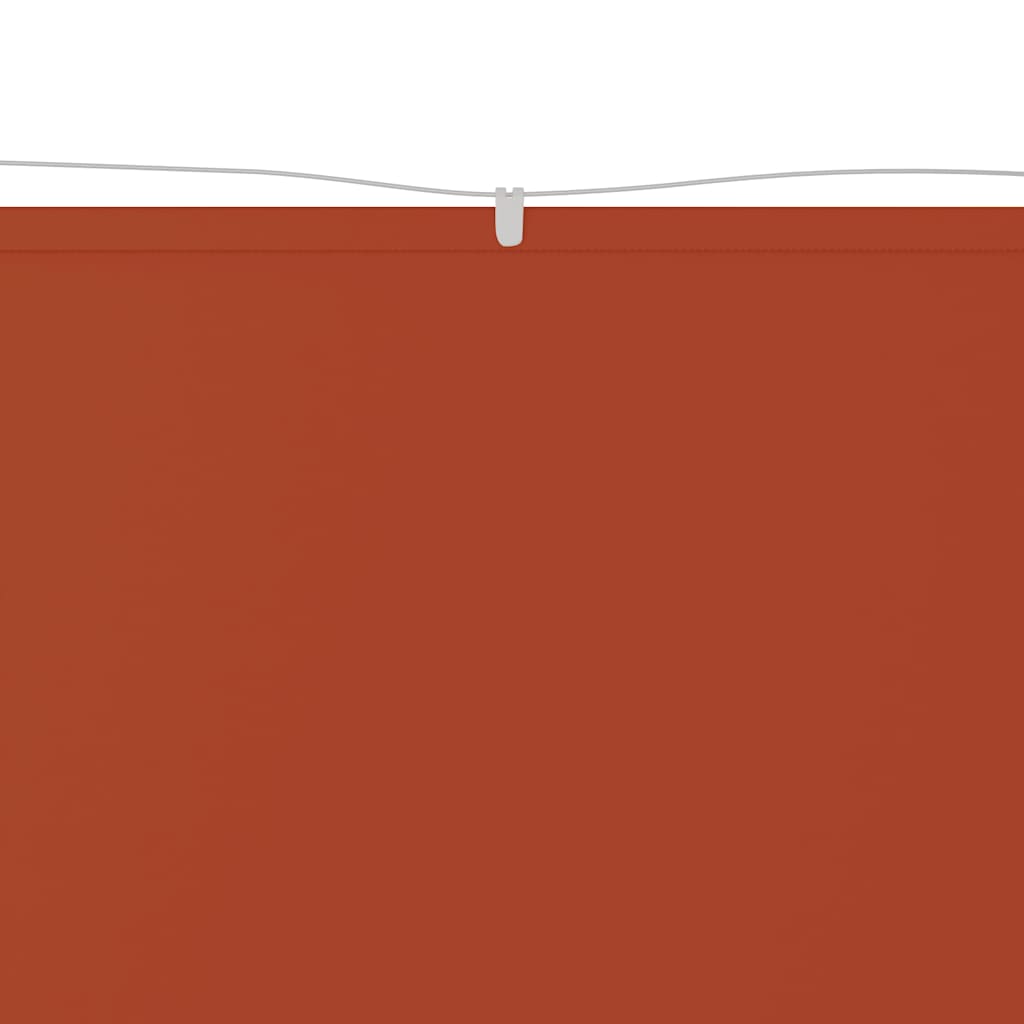 Paravento Verticale Terracotta 140x600 cm in Tessuto Oxford 148363