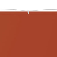Paravento Verticale Terracotta 140x800 cm in Tessuto Oxford