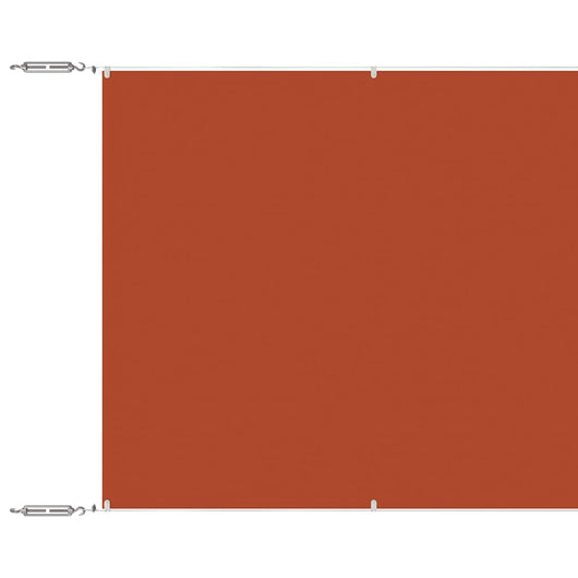 Paravento Verticale Terracotta 180x1200 cm in Tessuto Oxford 148373