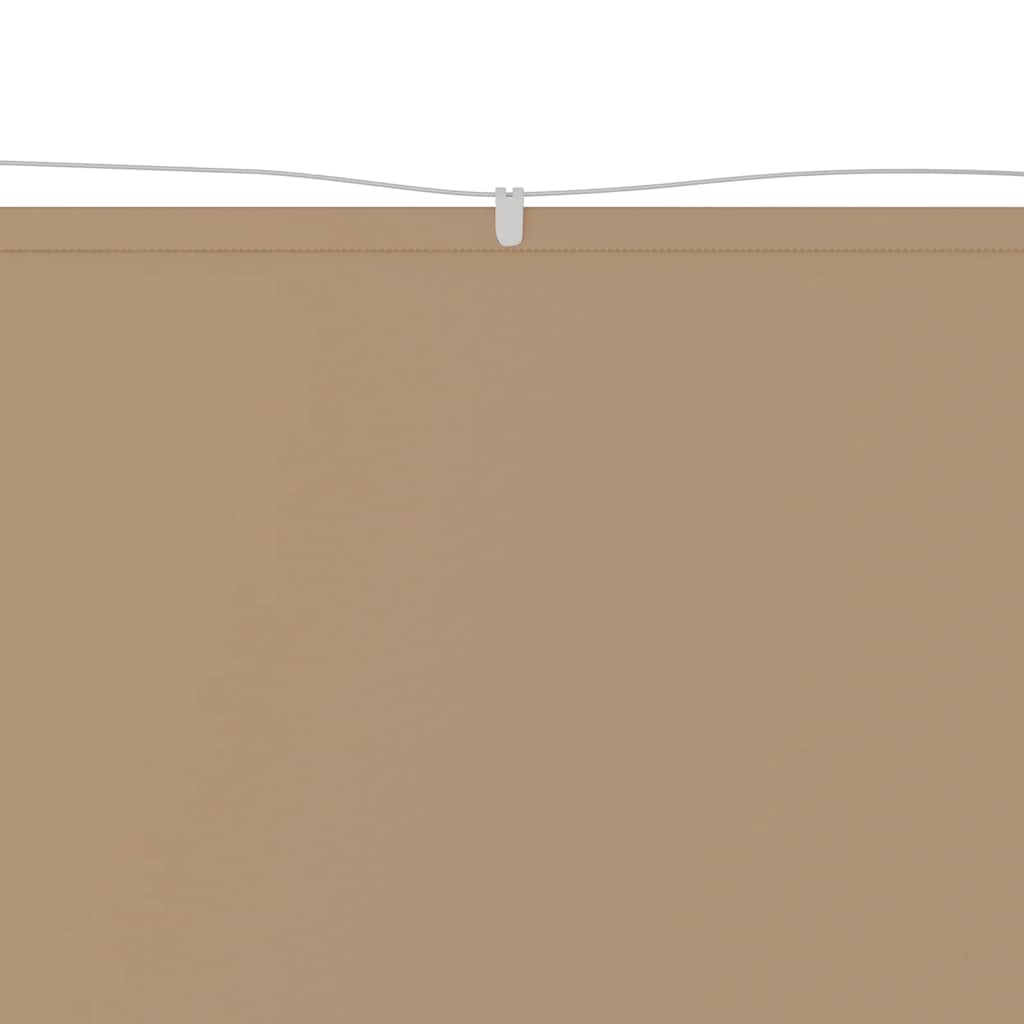 Paravento Verticale Tortora 60x1200 cm in Tessuto Oxford 148401