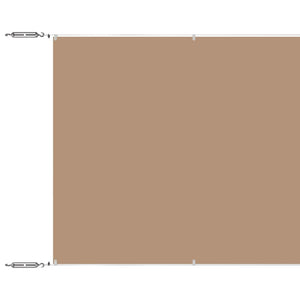 Paravento Verticale Grigio Talpa 140x800 cm in Tessuto Oxford 148413