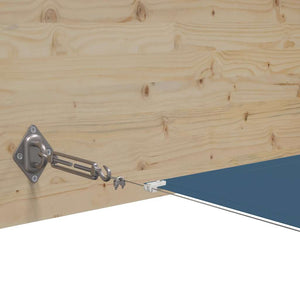 Paravento Verticale Blu 60x600 cm in Tessuto Oxford 148447