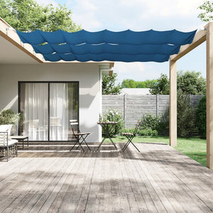 Paravento Verticale Blu 100x360 cm in Tessuto Oxford 148452