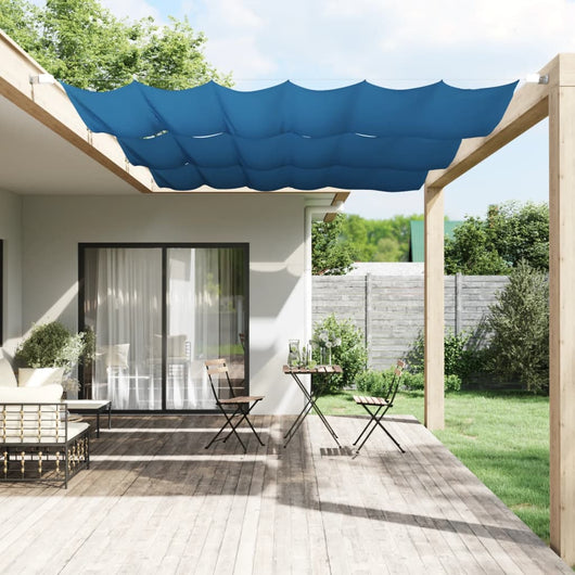 Paravento Verticale Blu 140x270 cm in Tessuto Oxford 148458